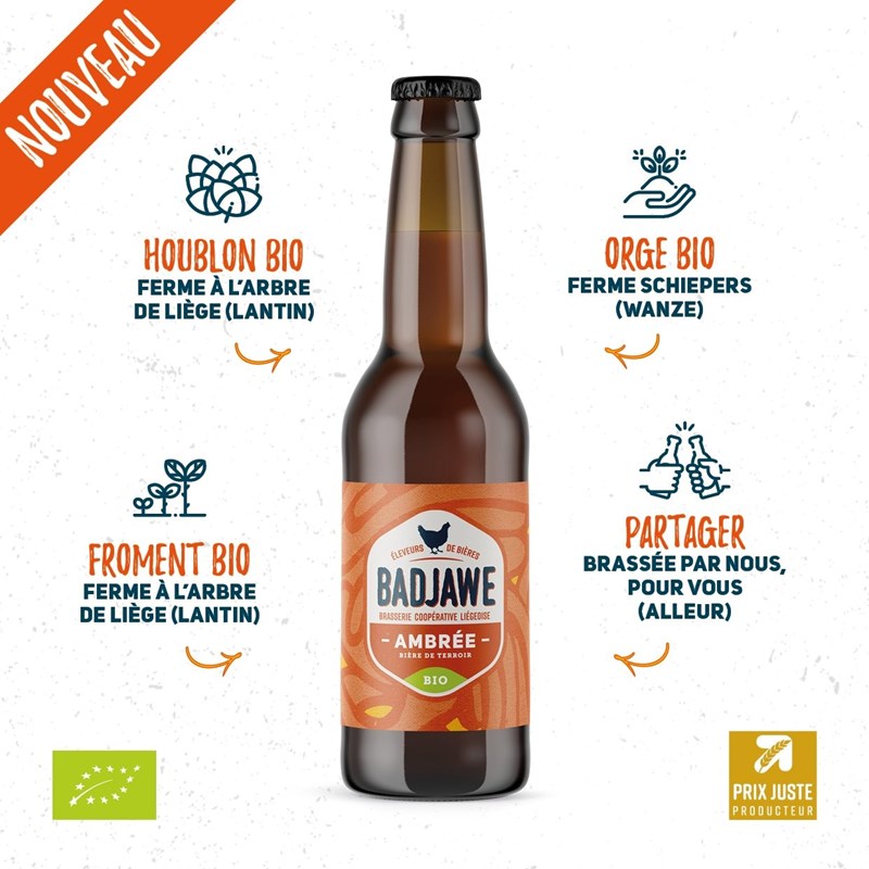Badjawe Ambrée BIO 33cl